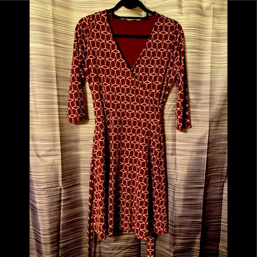 Hawthorn faux wrap dress